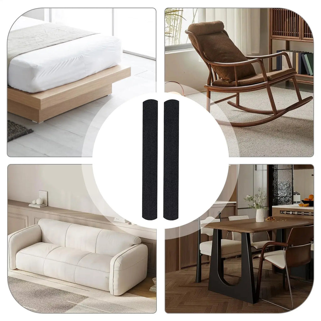 Non-Slip Cuttable EVA Furniture Rail Pads for Sofa & Chair Furniture Grip Pads Qme