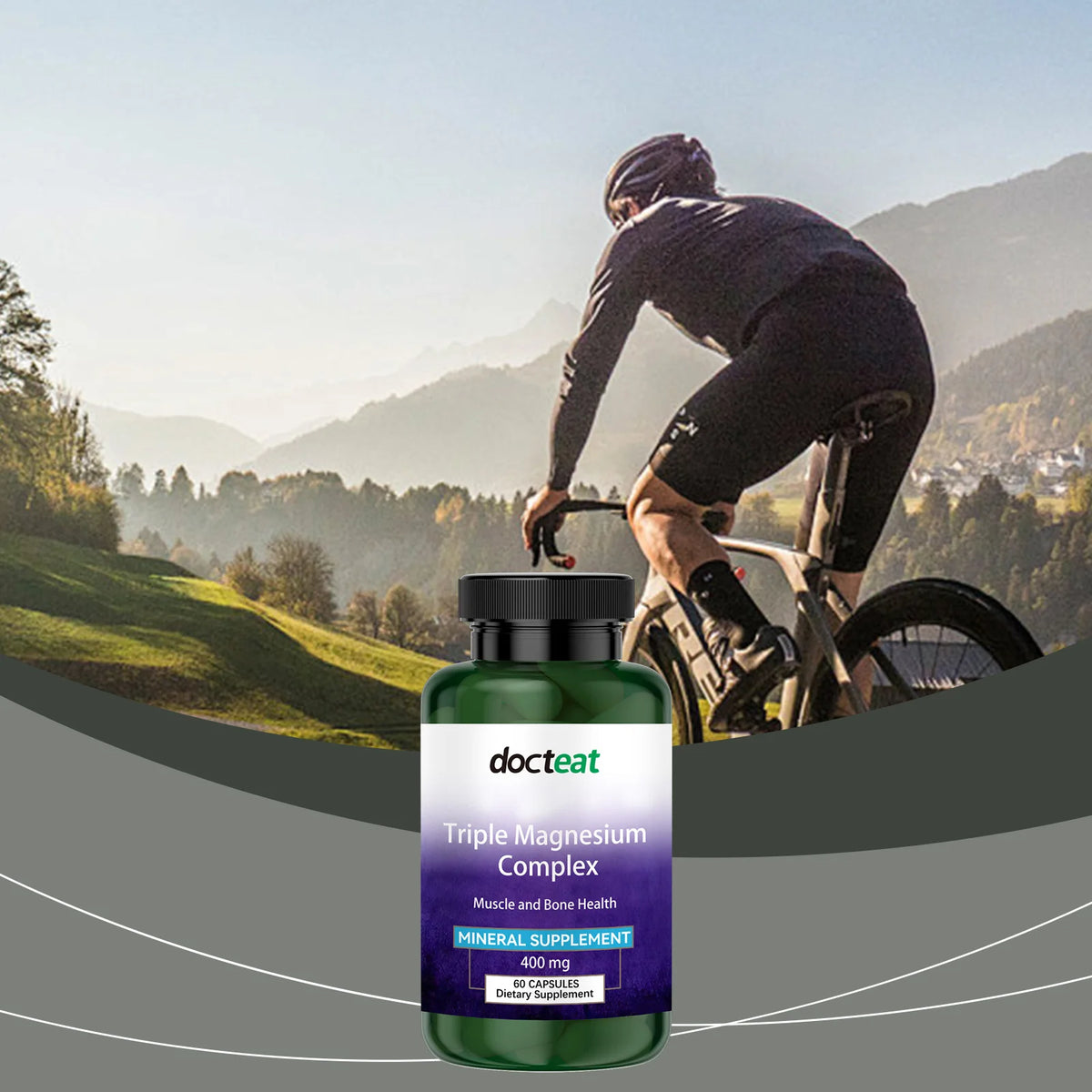 Docteat Magnesium Complex Capsules – Daily Supplement Magnesium Supplement Qst