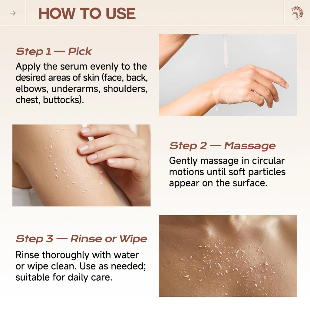 Rice & Black Rice Exfoliating Gel – Deep Cleanse & Moisturize Face Exfoliating Gel Qst