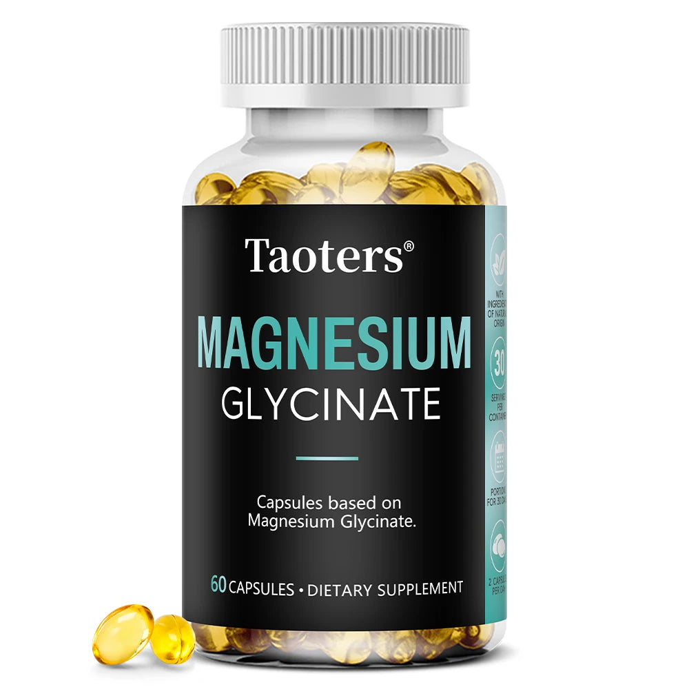 ZENVITALIZE Magnesium Glycinate – Sleep, Mood & Muscle Support Mineral Supplement Qst 60 count-1 bottle