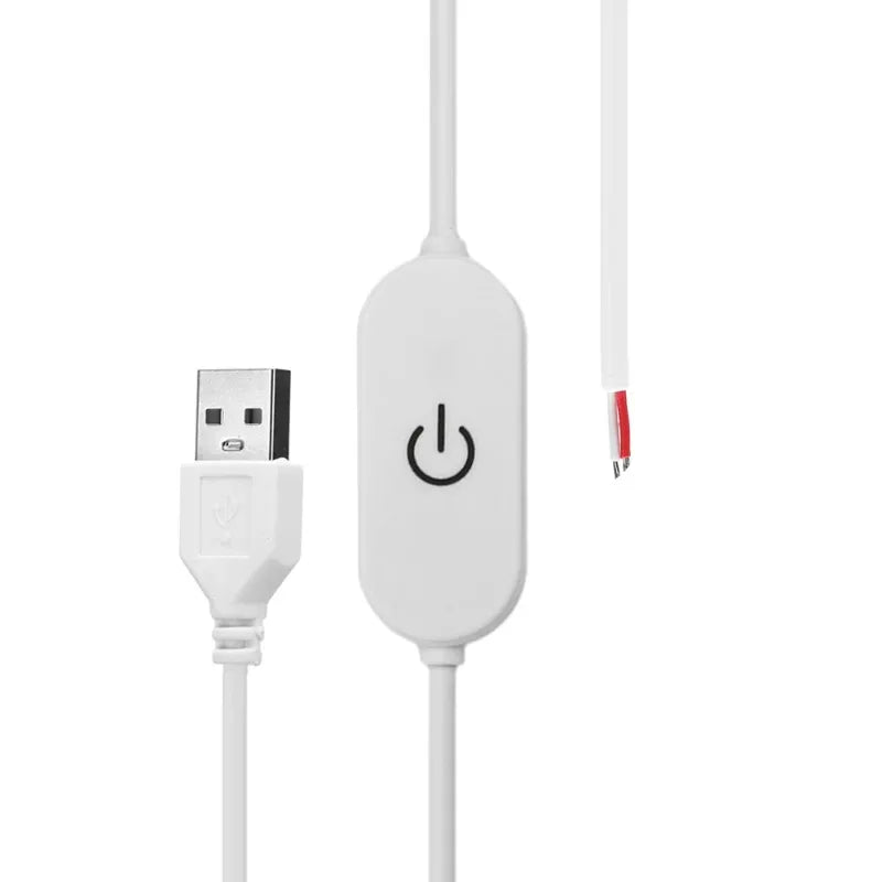 Touch Dimming LED Switch Extension Cable 1.5M 2A DC5V DC12-24V LED Dimmer Switch Cable Qme