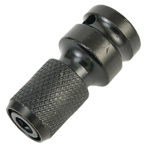 1/2" Square Drive to 1/4" Hex Shank Drill Bit Chuck Adapter Drill Chuck Adapter Qme