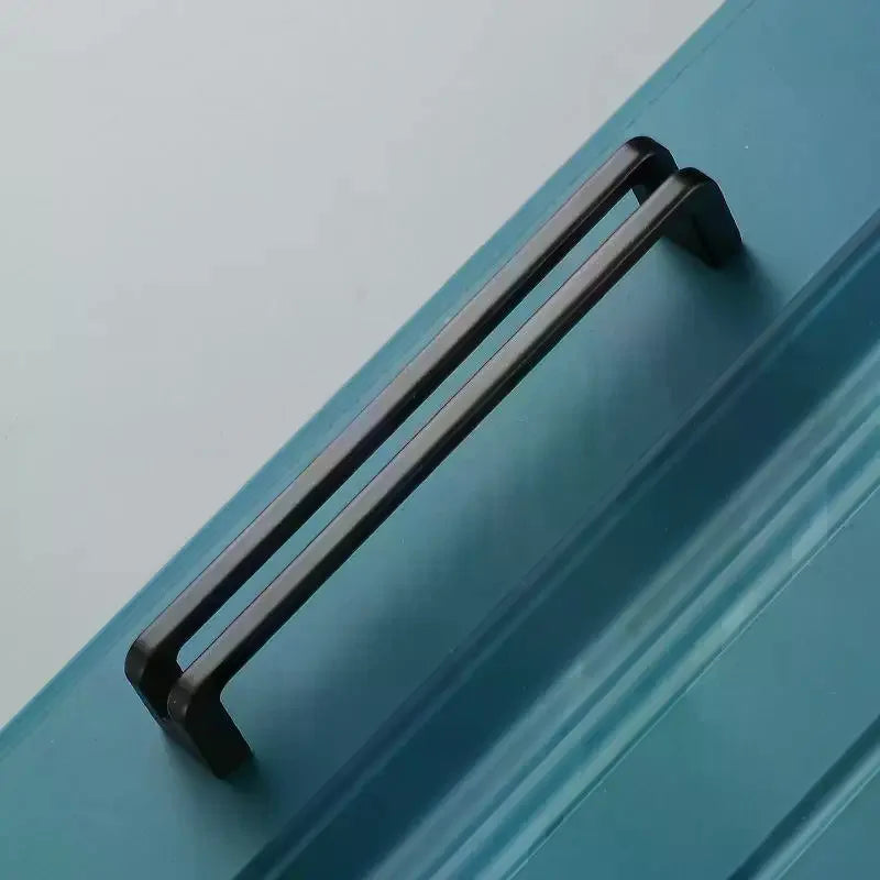 Nordic Cabinet Pulls – Gray Black Brushed Zinc Alloy Handles Cabinet Pulls Qme