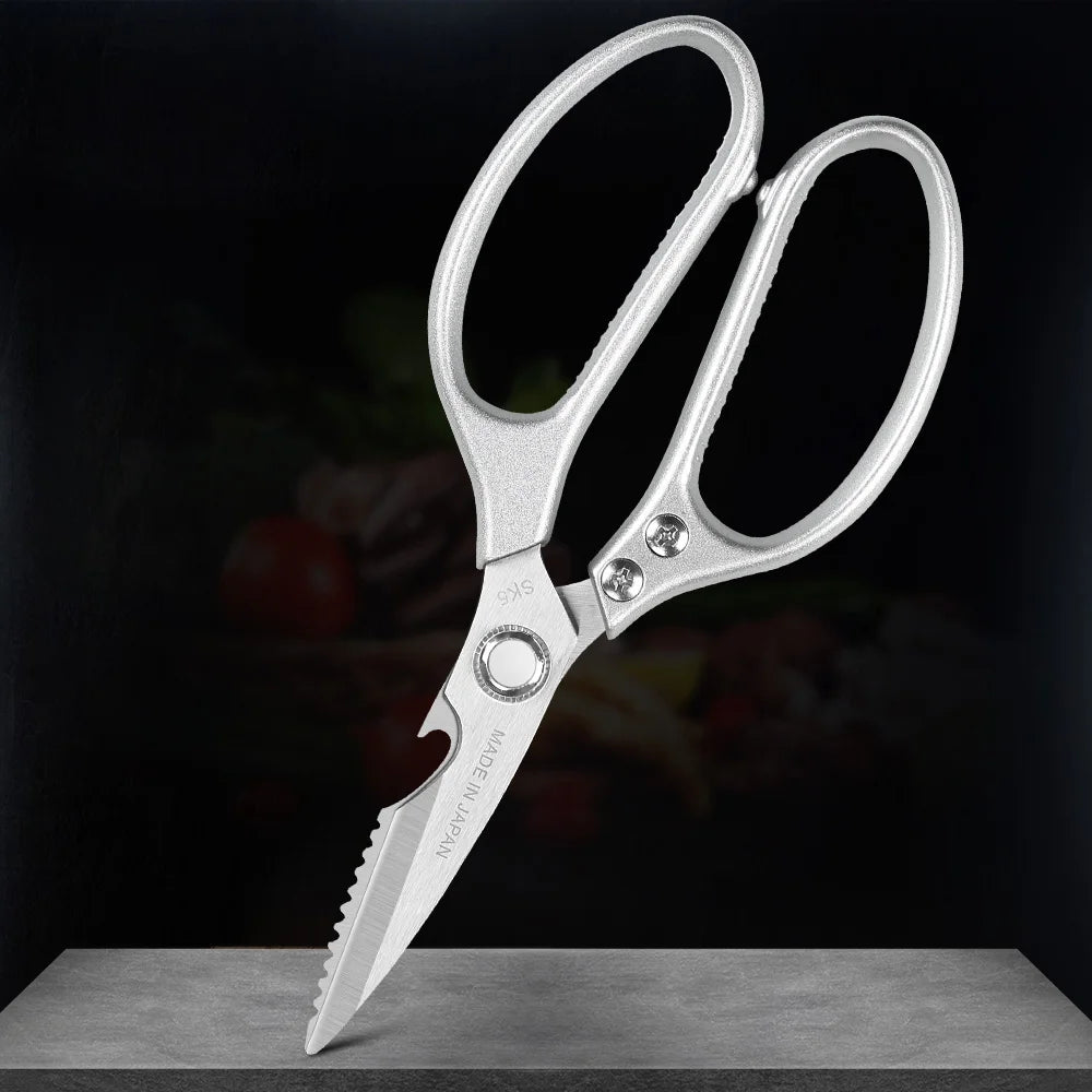 TURWHO Stainless Steel Kitchen Scissors – Multifunctional Shears Kitchen Scissors Qst SK5