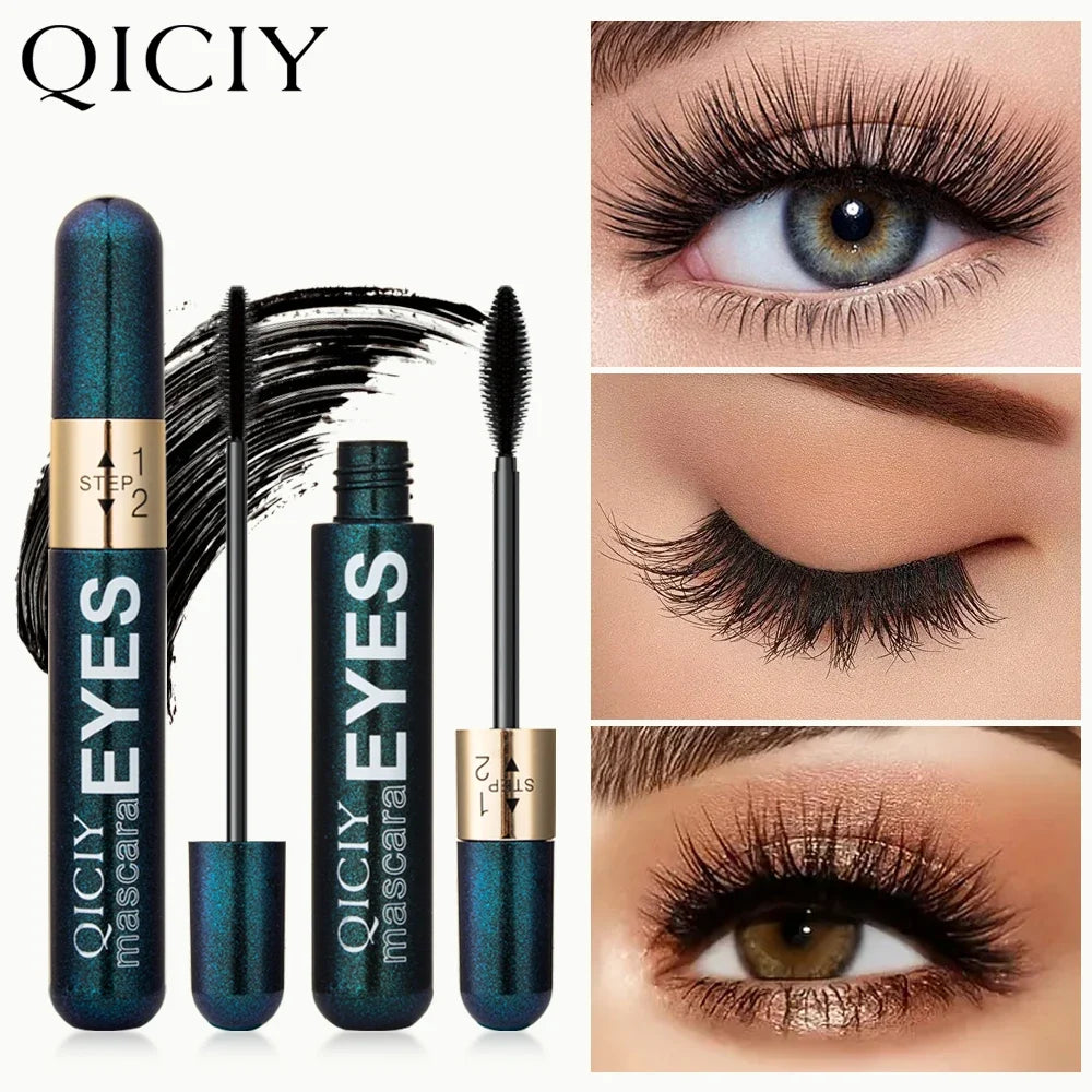 Slim Curly Black Waterproof Mascara – Long-Lasting Makeup Waterproof Mascara Qme