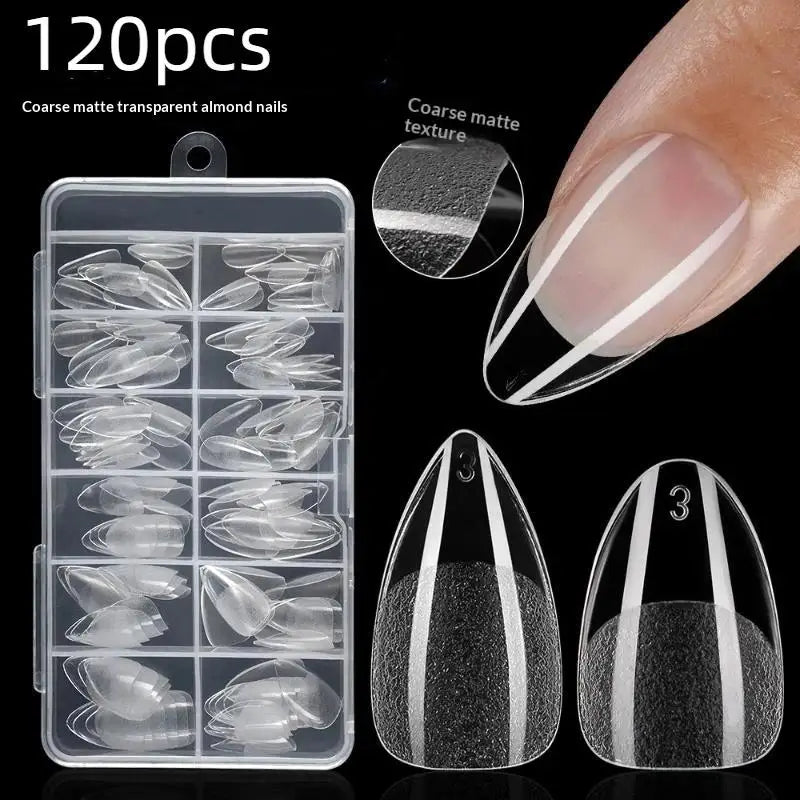Soft Gel Nail Tips 120 Pcs – Short Acrylic Press-On Nails Press-On Nail Tips Qme