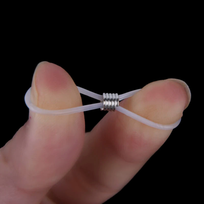 100Pcs Eyeglass Chain Rubber Loop Ends – DIY Spectacle Strap Eyeglass Chain Accessory Qst