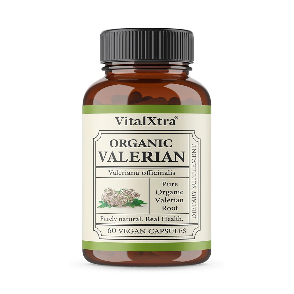 Valerian Root 450mg Capsules – Vegan Sleep & Calm Support Herbal Sleep Supplement Qst 60 count-1 bottle