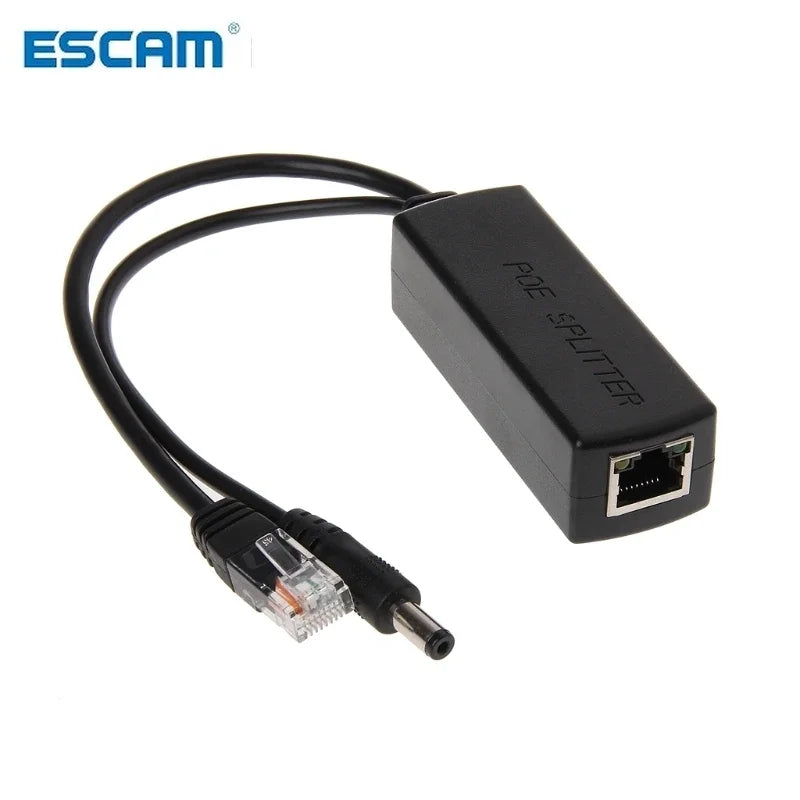 PoE Splitter Adapter 10/100M IEEE802.3at/af for IP Camera PoE Splitter Adapter Qme