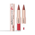 Zephoco 2-in-1 Mirror Lip Gloss & Liner – Brick Red Lip Gloss & Liner Qst 1pc
