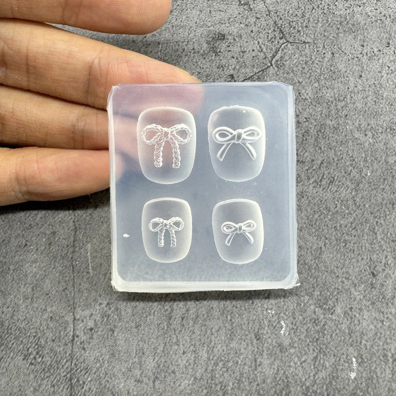 3D Silicone Lotus Leaf Nail Mold | DIY Nail Art Template Nail Art Mold Qme style 11