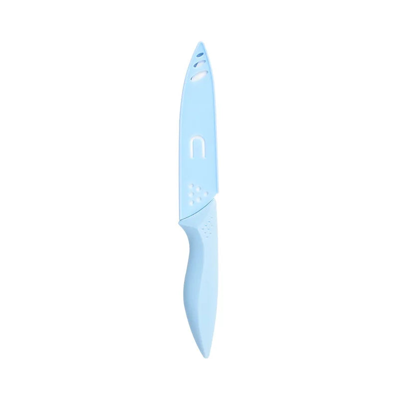 Xituo Ceramic Knife with Sheath – Sharp Kitchen Utility Knife Ceramic Kitchen Knife Qst blue 5inh