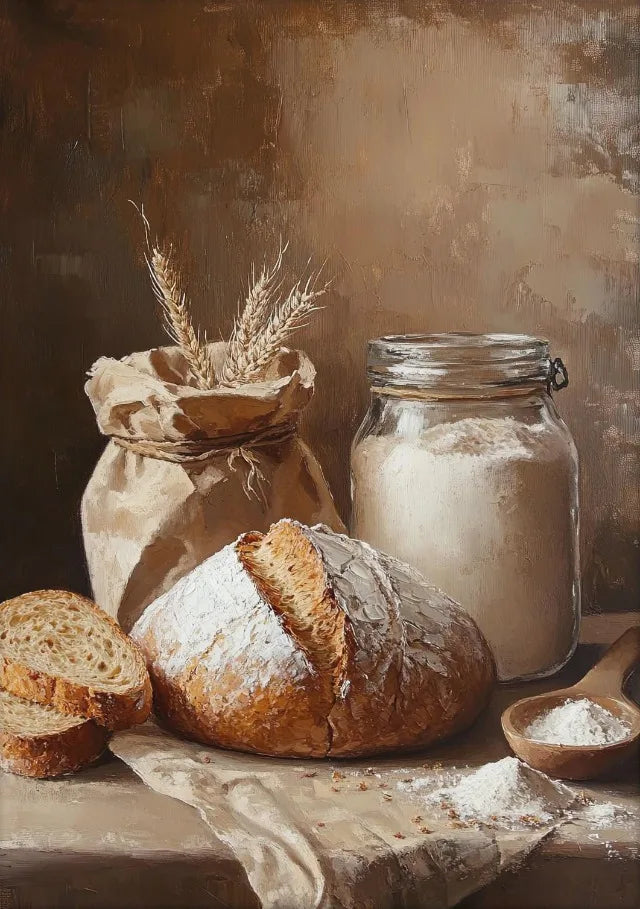 Vintage Food Still Life Canvas Wall Art for Kitchen Decor Canvas Wall Art Qst