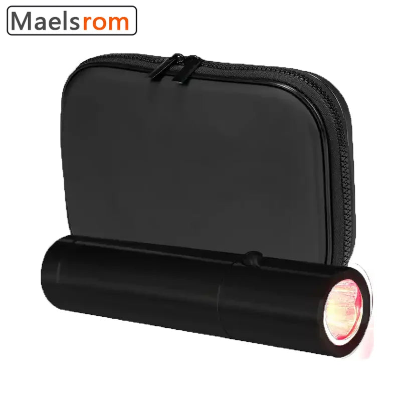 VamsLuna Handheld Red Light Therapy Torch – 3 Color Wavelengths Light Therapy Torch Qst Black China Mainland