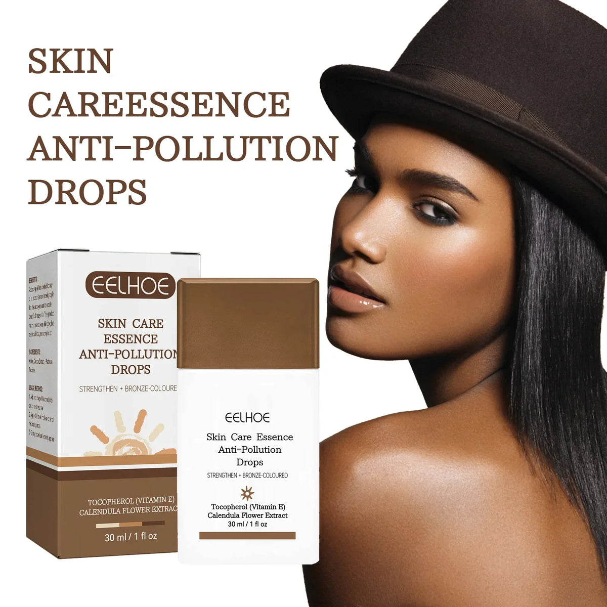 Peptide Self Tanning Serum Drops – Liquid Bronze Dark Glow Self Tanning Serum Qme