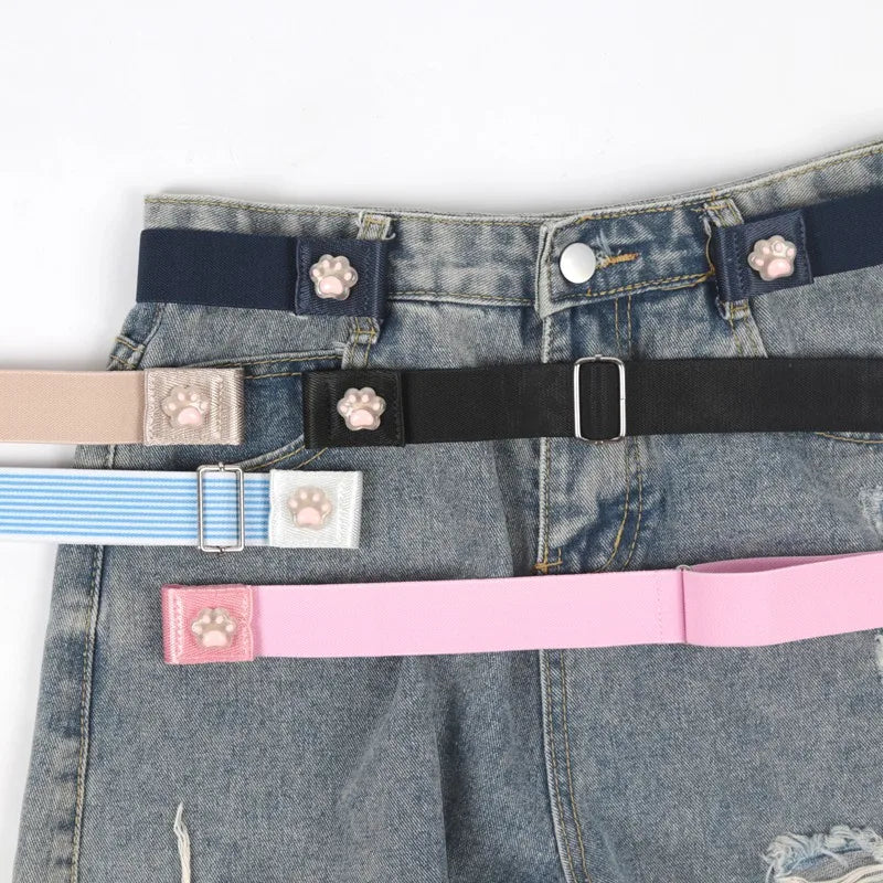 Traceless Invisible Elastic Waist Belt – Buckle-Free Adjustable Elastic Waist Belt Qme