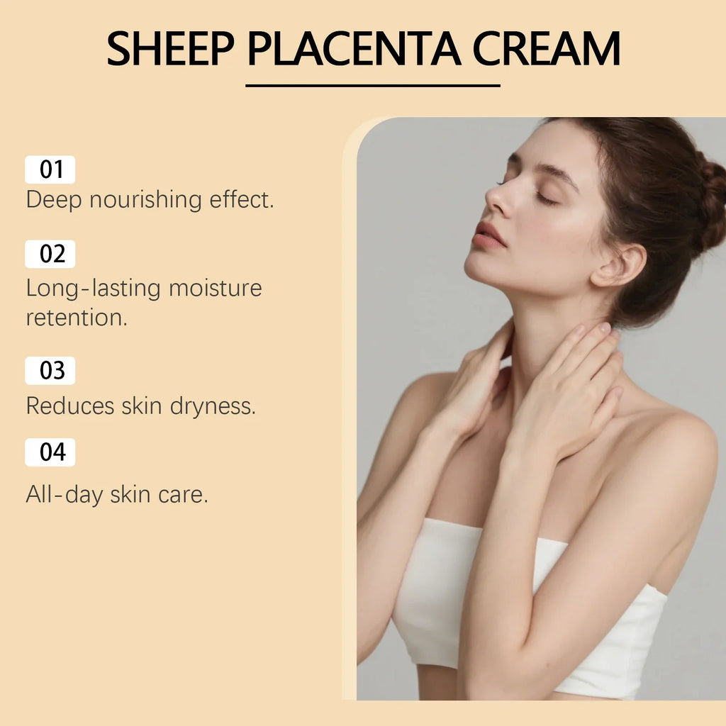 Hydrolyzed Sheep Placenta Firming & Lifting Face Cream | Qme Anti-Aging Face Cream Qme