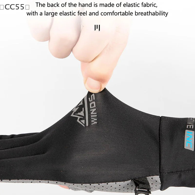 UV-Blocking Fingerless Outdoor Gloves – Touchscreen Non-Slip Outdoor Sport Gloves Qst