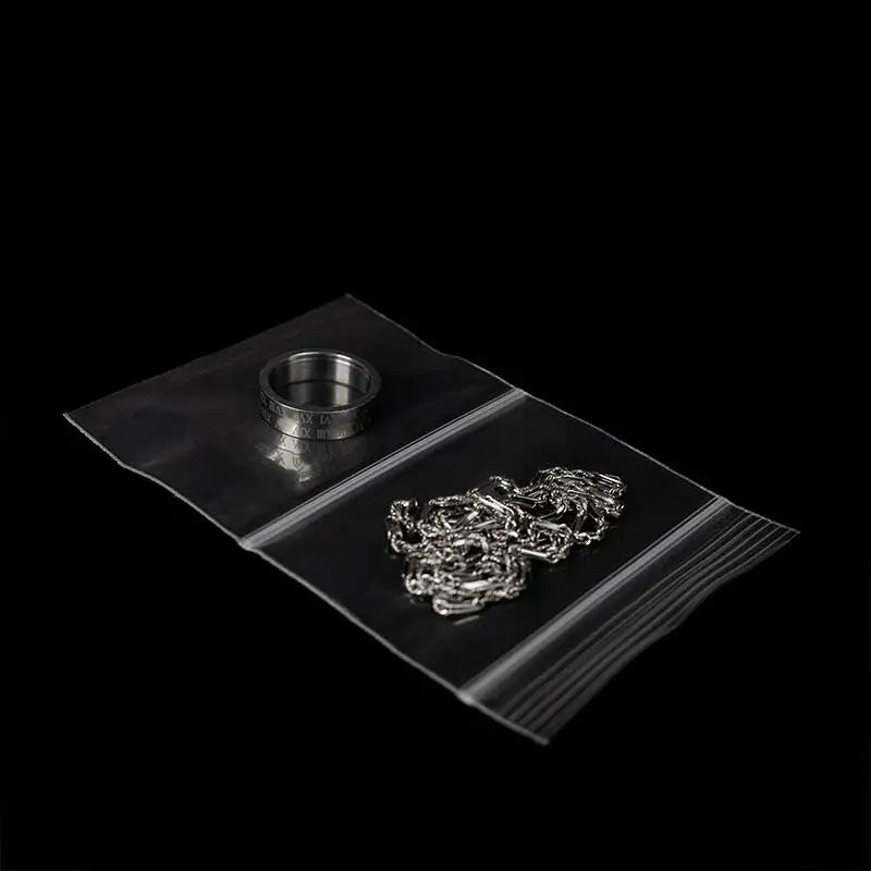 200Pcs Clear Double Pocket Ziplock Bags – Jewelry & Travel Storage Ziplock Storage Bags Qst