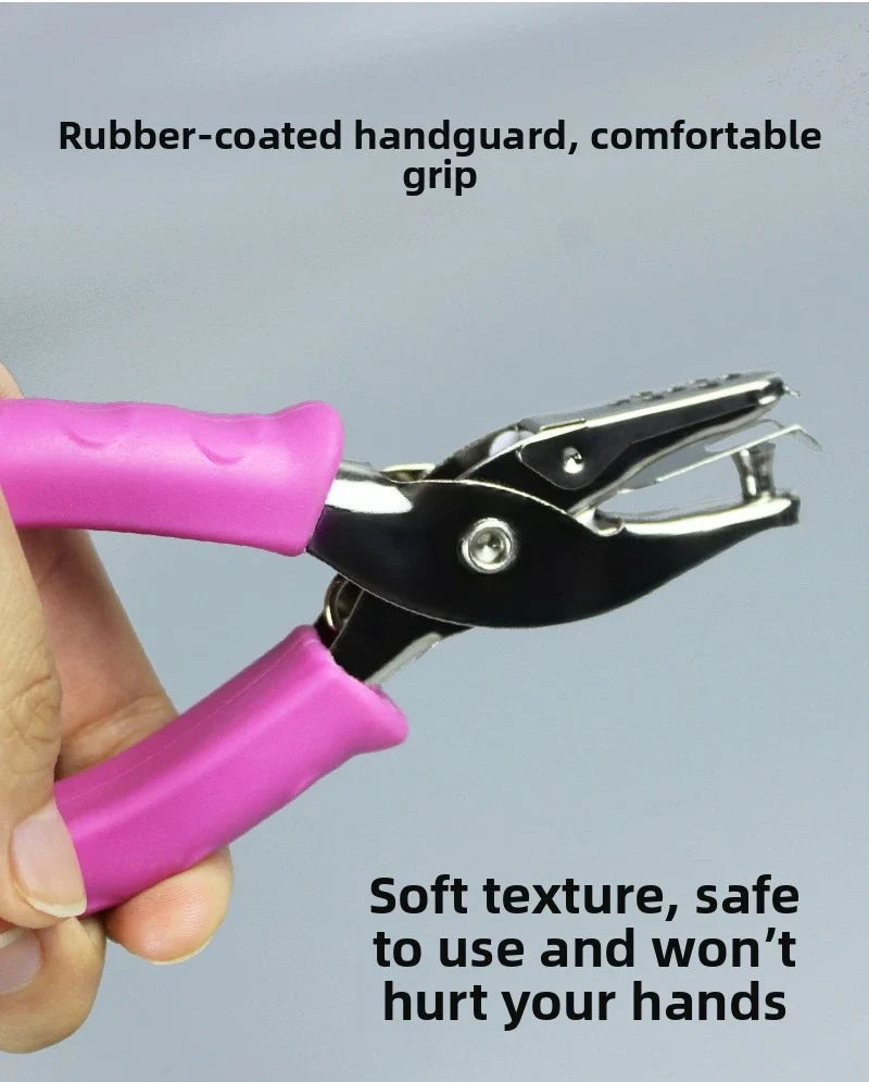 2-Piece Single Hole Punch Pliers Set – 3mm & 6mm Heavy Duty Hole Punch Pliers Qme