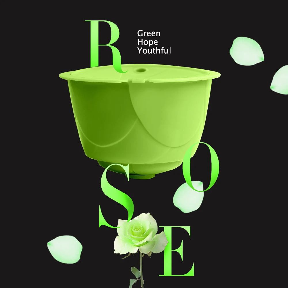 Reusable Dolce Gusto Pods – Refillable Coffee Capsule Filters Coffee Capsule Filter Qst 1pcs-green