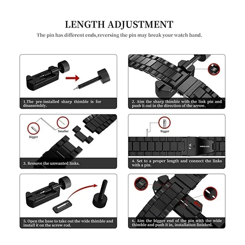 Metal Watch Strap Link Pin Remover & Repair Tool | 16 Colors Watch Repair Tool Qme