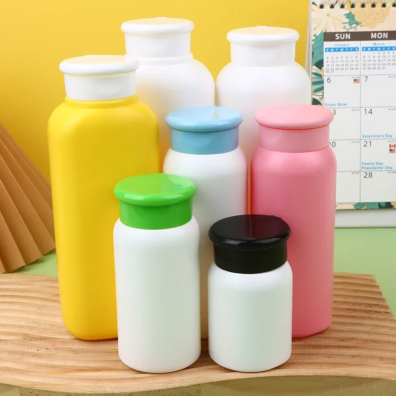 Refillable Talcum Powder Bottle – Plastic Cosmetic Container Powder Bottle Qme