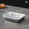 Stainless Steel Tiramisu Mold Cake Tray with Lid | 2 Sizes Cake Baking Mold Qme extra large