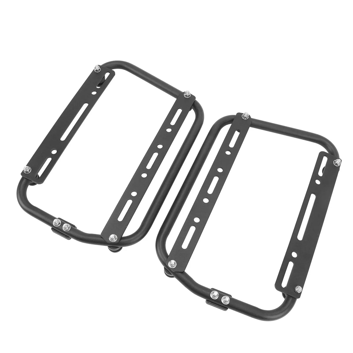 Aluminium Alloy Motorcycle Saddlebag Side Box Racks Motorcycle Side Rack Qme