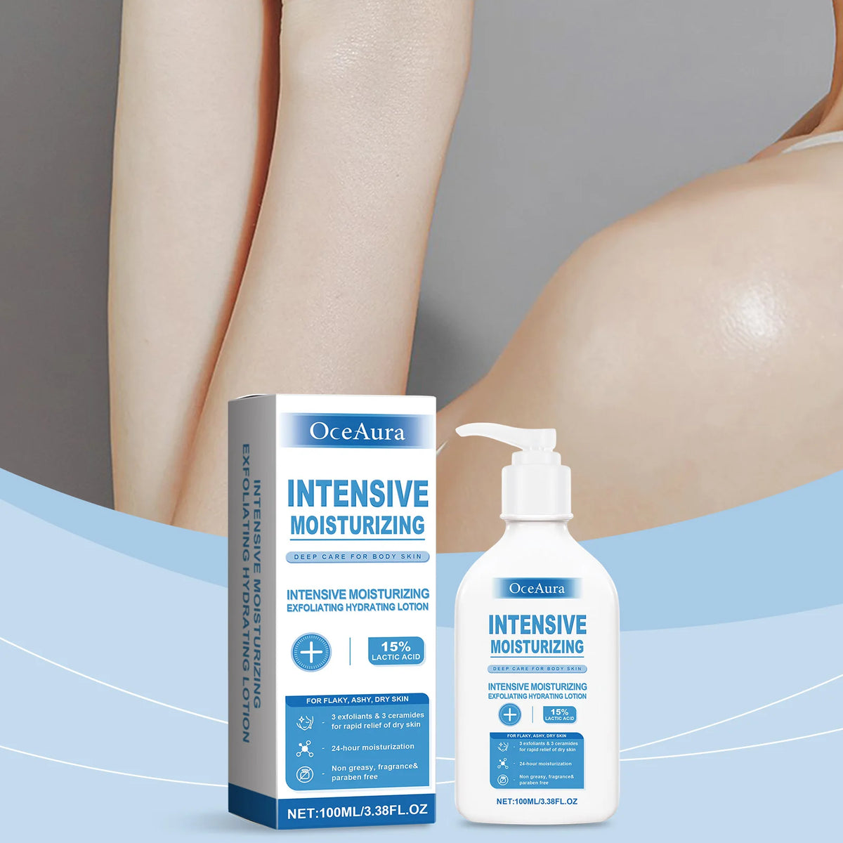 OceAura Exfoliating Hydrating Body Lotion – AHA & Ceramide Body Lotion Qst