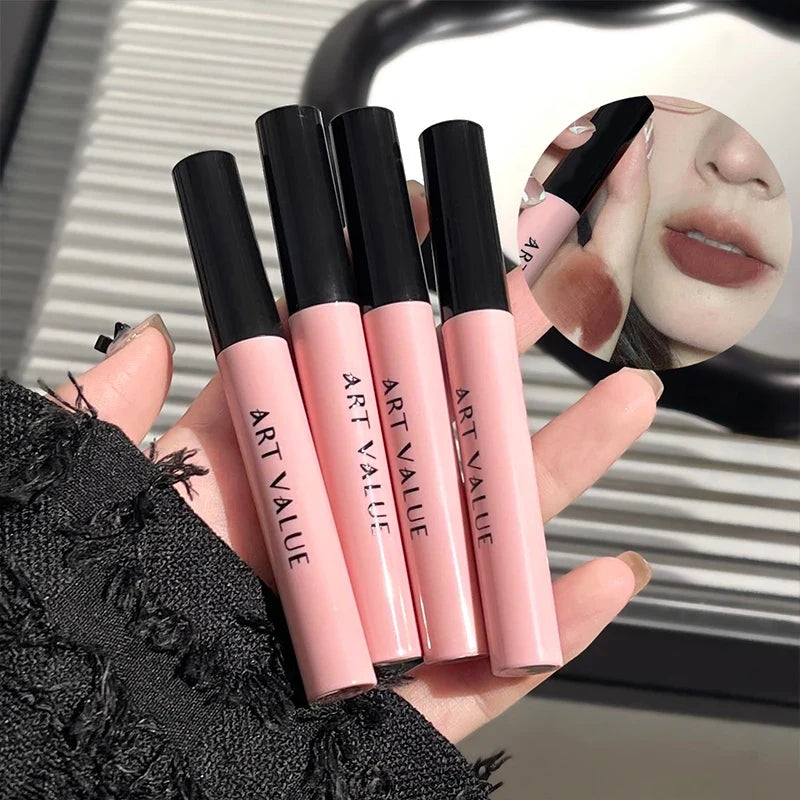 Art Value Love Letter Lip Set – Long-Lasting Lip Mud & Glaze Lip Makeup Set Qme