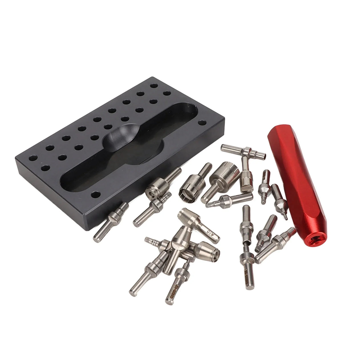 Watch Tube Removing Tool – Anti-Slip Base & Red Handle | Qme Watch Repair Tool Qme