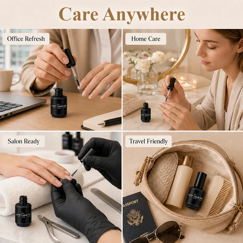 LGRAMER 15ml Cuticle Oil Nail Treatment – 12 Scents Cuticle Oil Treatment Qst