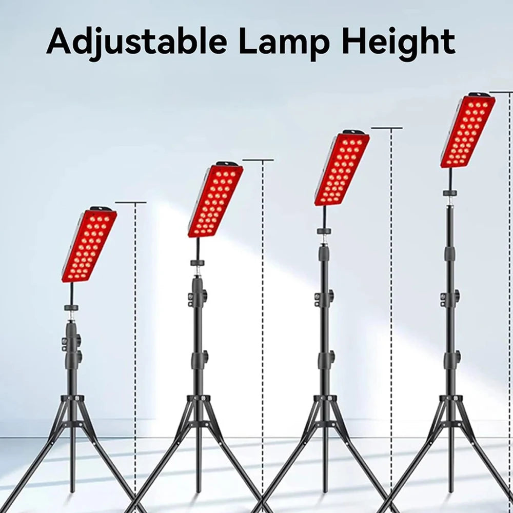 Red Light Therapy Lamp 660nm 850nm LED Infrared Panel Red Light Therapy Panel Qst