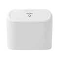 Car Seat Back Trash Can – Foldable Mini Auto Waste Bin Car Trash Can Qme White