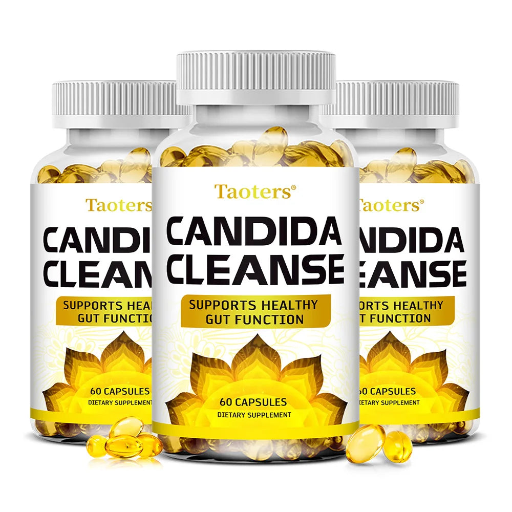 ZENVITALIZE Candida Cleanse – Gut Detox & Digestive Support Digestive Support Supplement Qst 60 count-3 bottle