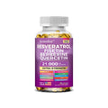 Resveratrol NAD+ Berberine 21000mg Supplement – Non-GMO Caps Antioxidant Supplement Qst 30 count-1 bottle