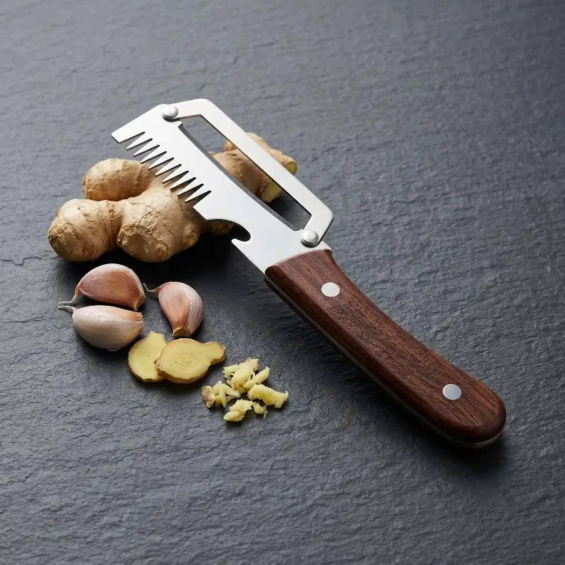 4-in-1 Stainless Steel Vegetable Peeler & Kitchen Tool Vegetable Peeler Qme