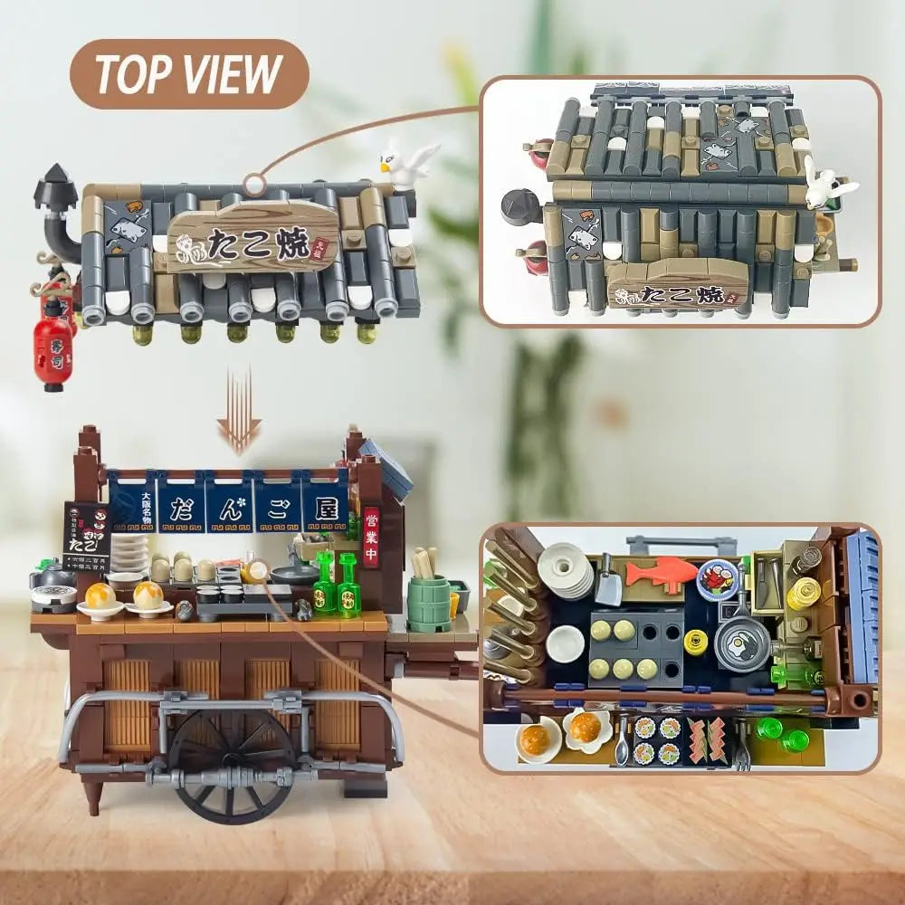 Mini City Street View Architectural Model Building Blocks Architectural Building Blocks Qme