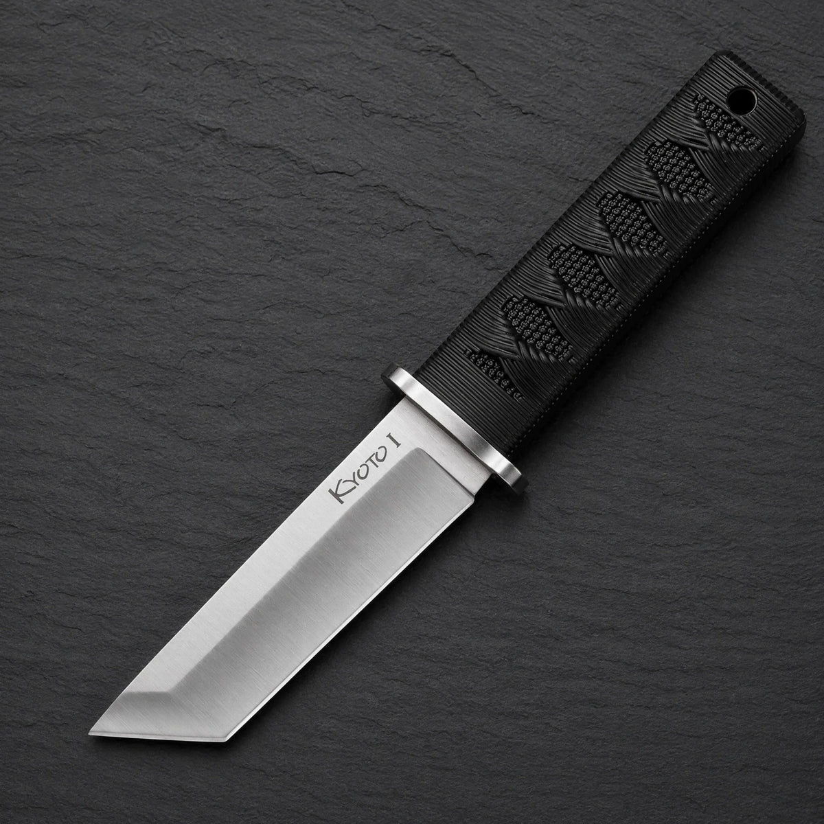 Portable Outdoor Camping Knife – Steel Blade & Rubber Handle Outdoor Camping Knife Qst