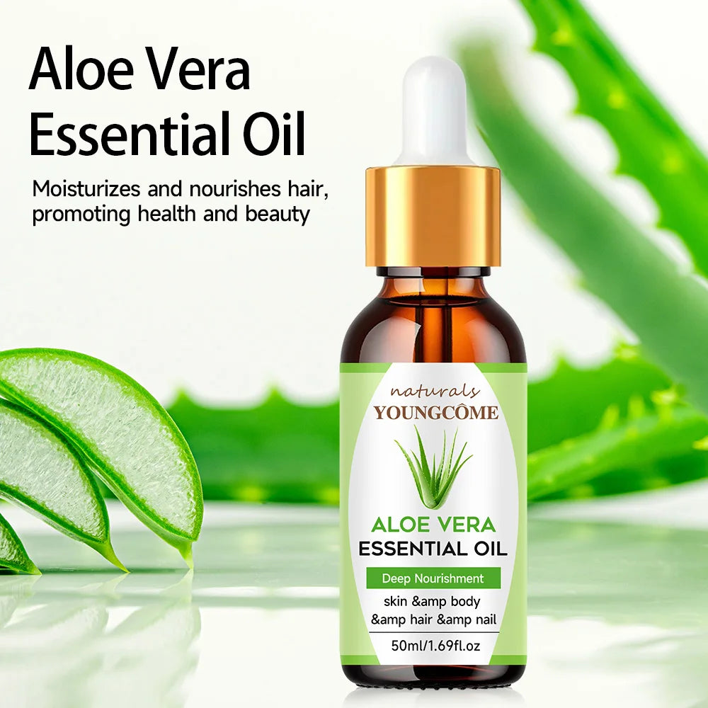 YOUNGCOME Pure Aloe Vera Hair & Skin Moisturizing Oil 30g/60g Hair & Skin Oil Qst