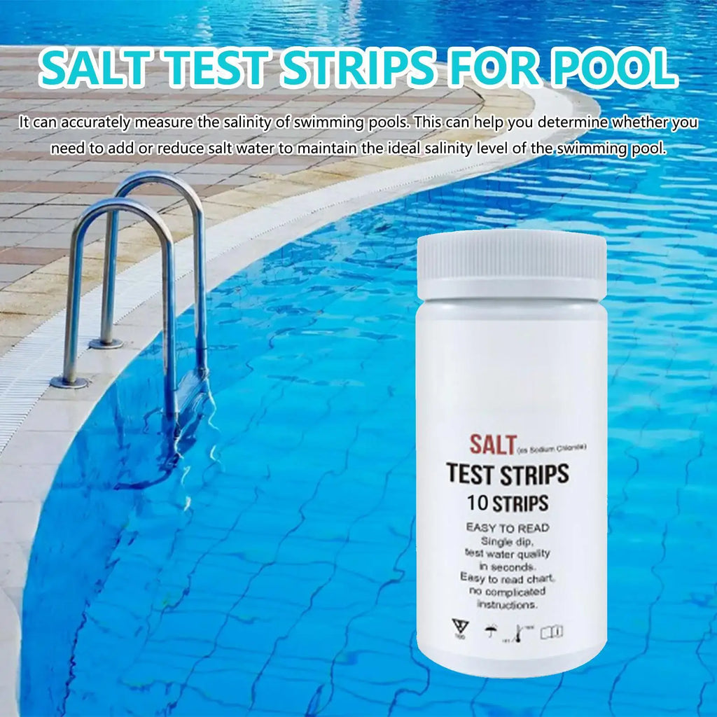 Pool Salt Test Strips – Saltwater Salinity Testing for Pools & Spas Pool Water Test Strips Qme Default Title