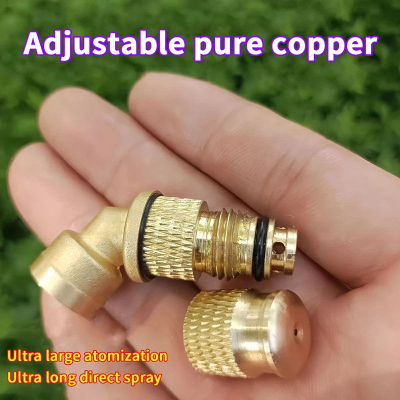 Adjustable Brass Atomizing Nozzle – Garden & Farm Sprayer Garden Sprayer Nozzle Qst