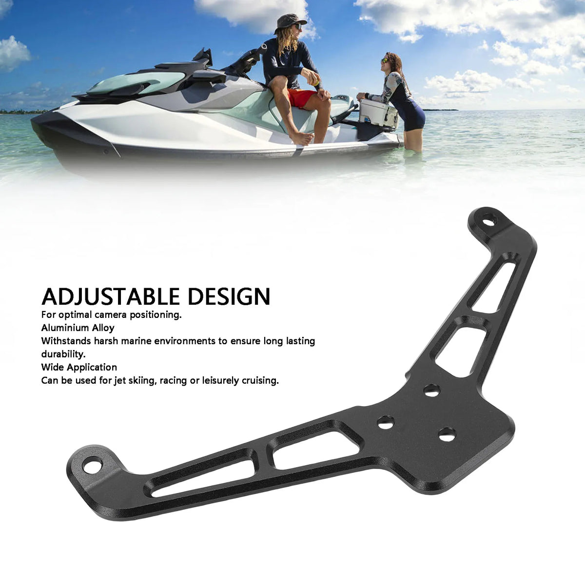 Sea-Doo GTX RXT Adjustable Camera Mount Bracket Kit Camera Mount Bracket Qst