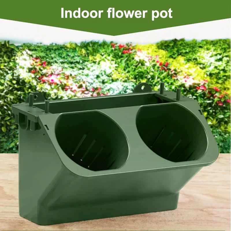 Wall Hanging Planter Pot | Vertical Garden for Succulents Wall Hanging Planter Qme