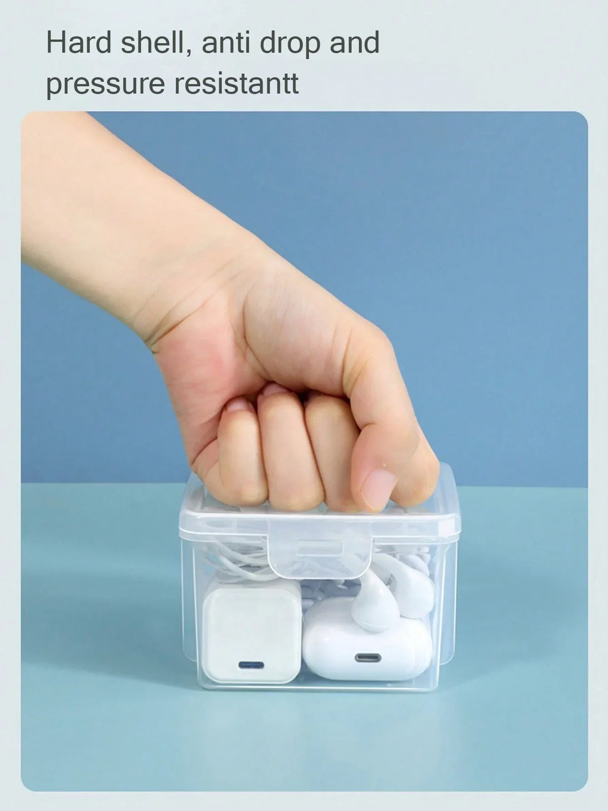 Cable & USB Organizer Storage Box | Charging Accessories Desktop Cable Organizer Qme