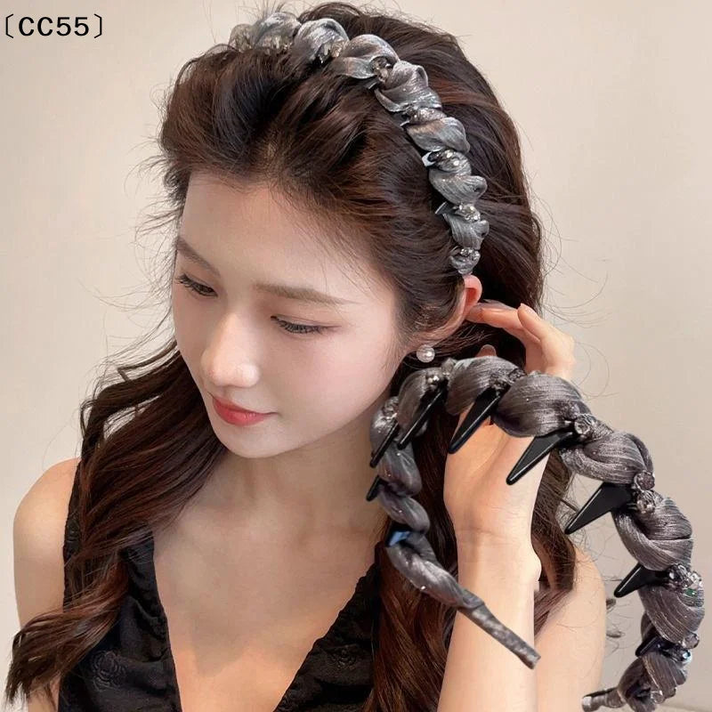 Mesh Fairy Pleated Bubble Headband – Women's Hair Band Fashion Headband Qst
