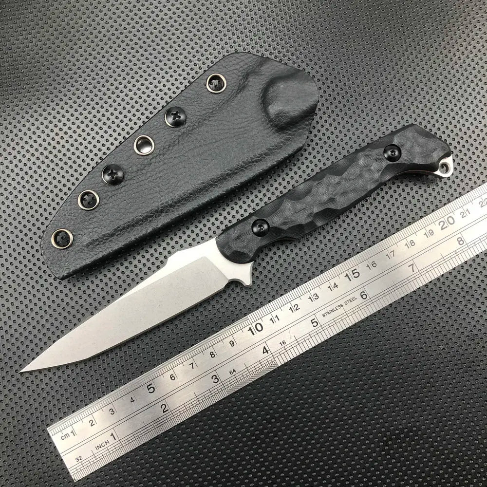 TRSKT D2 Necker Fixed Blade Knife – G10 Handle & Kydex Sheath Fixed Blade Knife Qst T 1 China Mainland