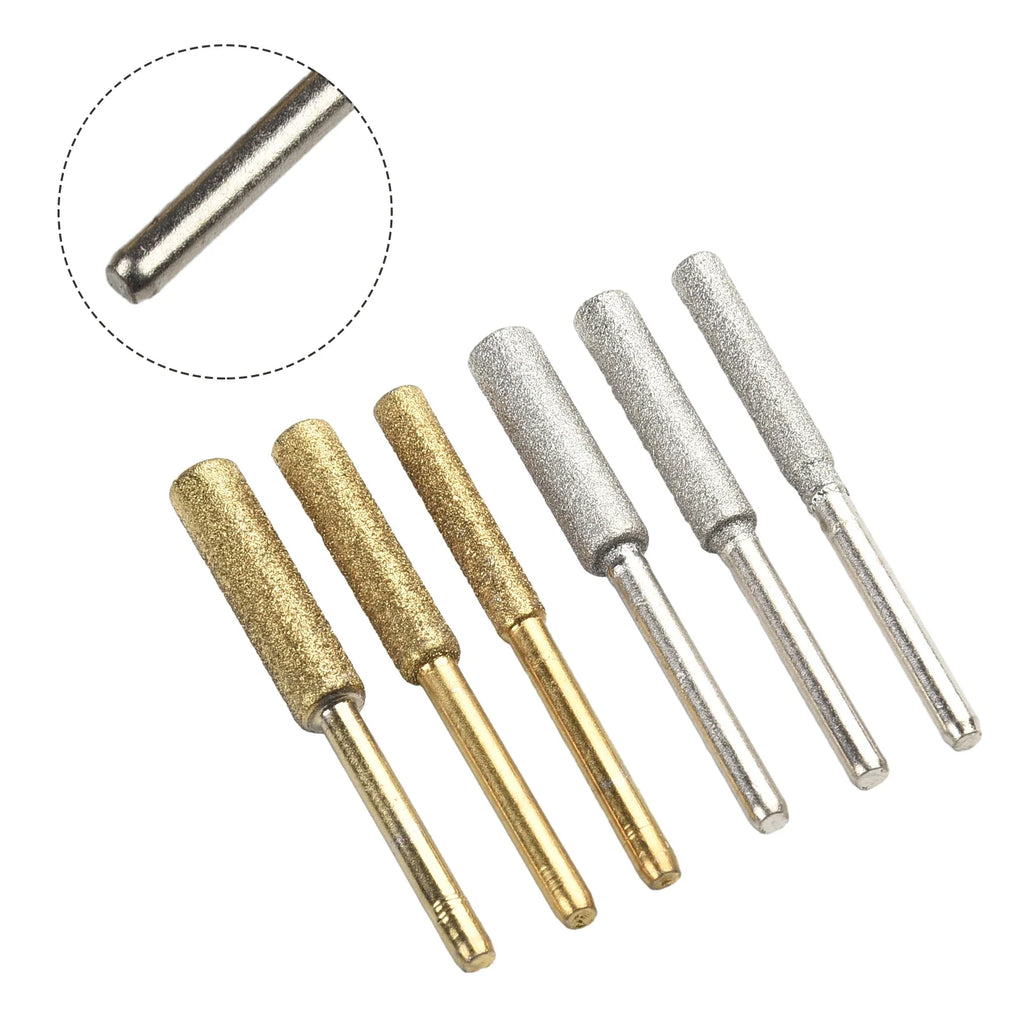 6-Piece Chainsaw Sharpening Stone File Set – 4.0/4.8/5.5mm Chainsaw Sharpening File Qme