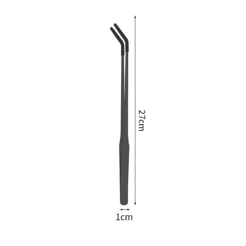 Reptile Feeding Tongs Stainless Steel Rubber Tip Tweezers Reptile Feeding Tongs Qst A11